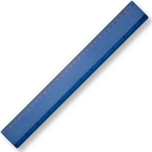 30cm Plastic Ruler - Blue