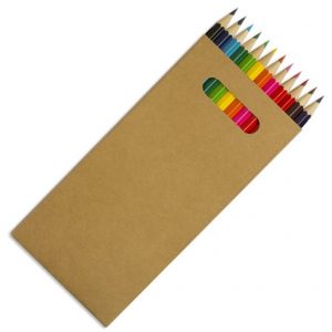12 Full Size Colourworld Pencils in Carton