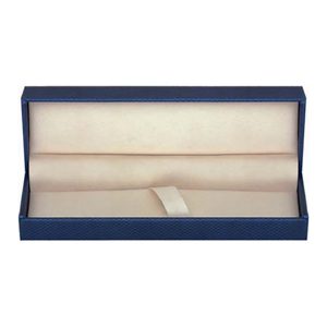Blue Leatherette Pen Box PB85
